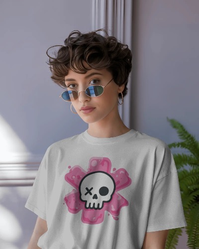 Camiseta blanca. Tejido 100% algodón orgánico